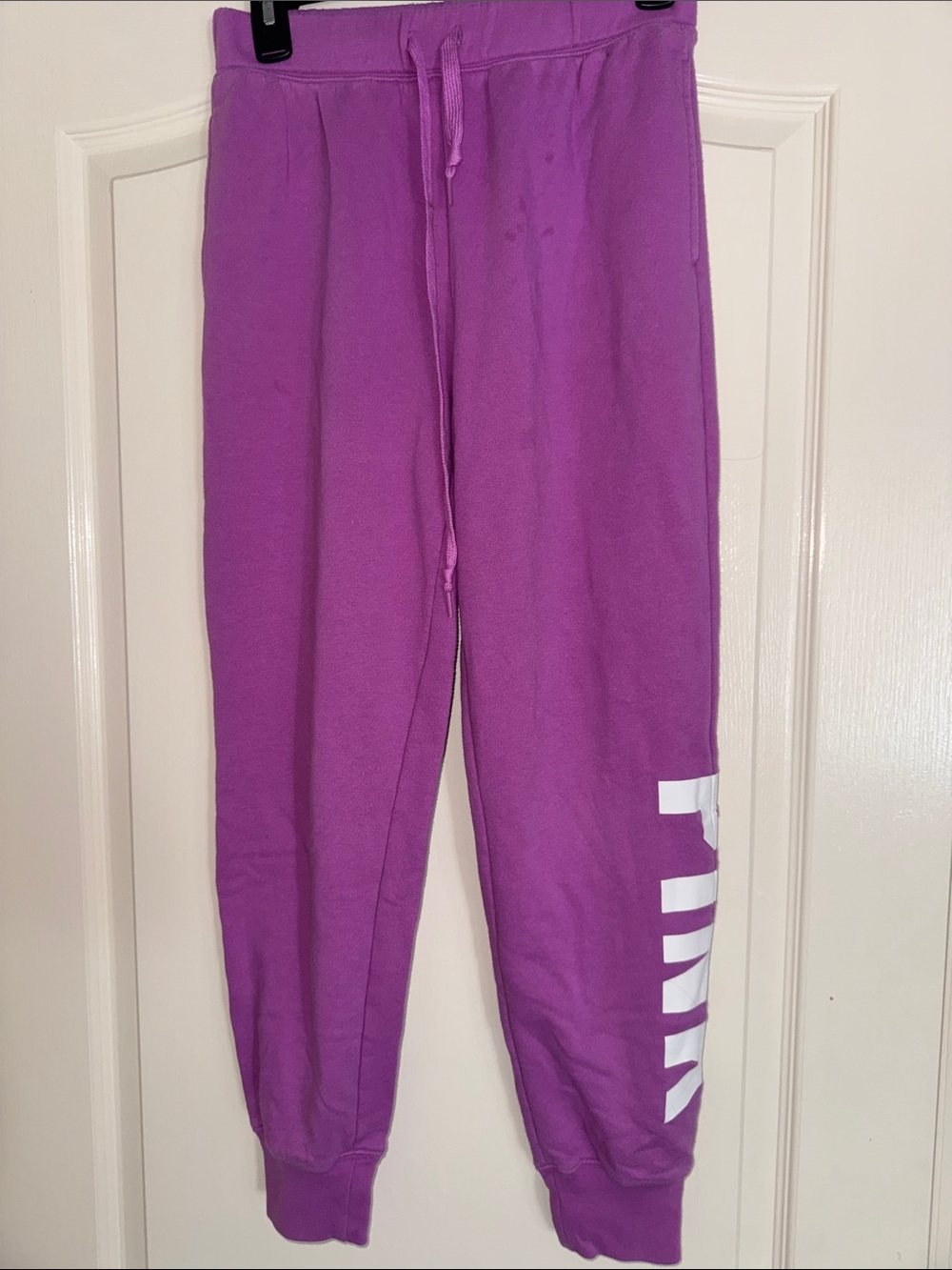 Pink sweatpants